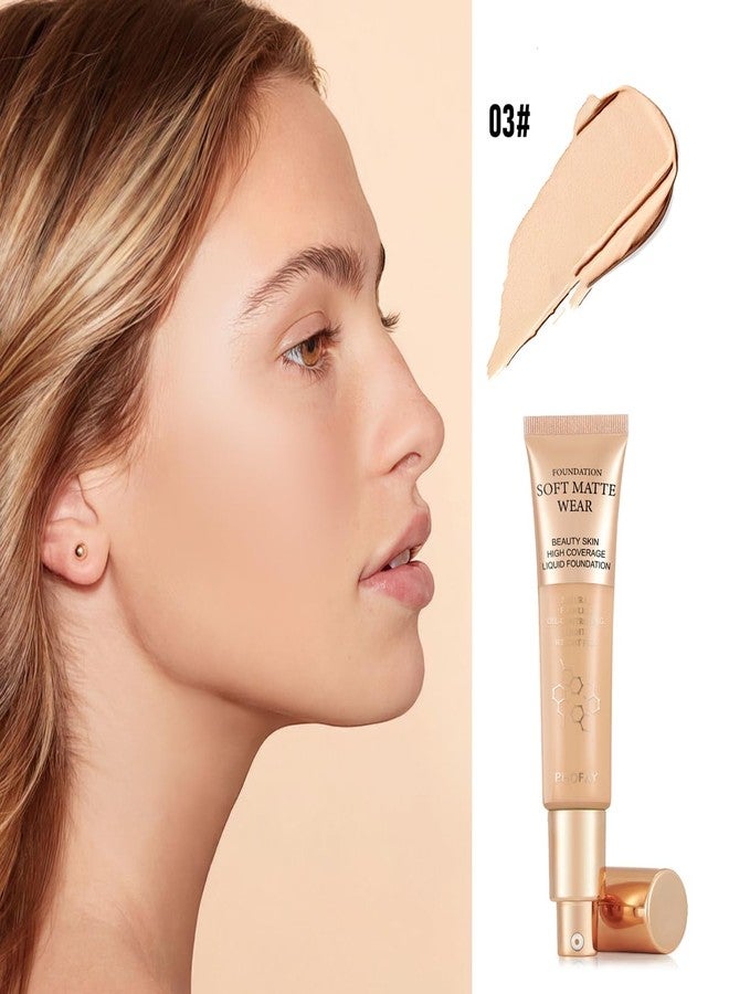 PHOFAY Liquid Foundation 30ml / 1.01 fl oz – Lightweight, Oil-Control & Breathable Formula, Radiant Sheer Finish, 10 Shades for All Skin Tones, Natural Everyday Wear (05#) - Image 5